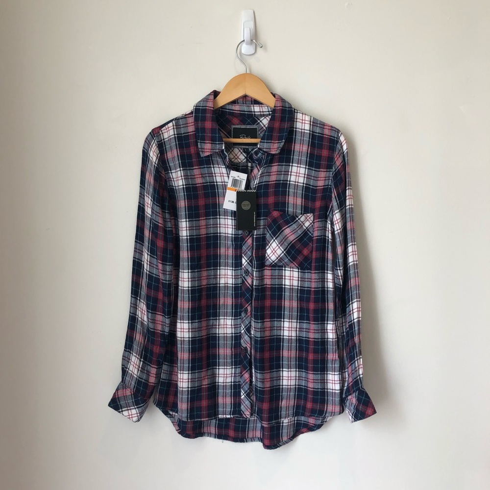 NWT Rails Flannel Button-Up Plaid Shirt